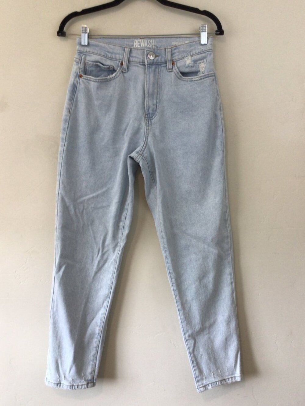 Rewash Super High Rise Light Blue Denim Jeans